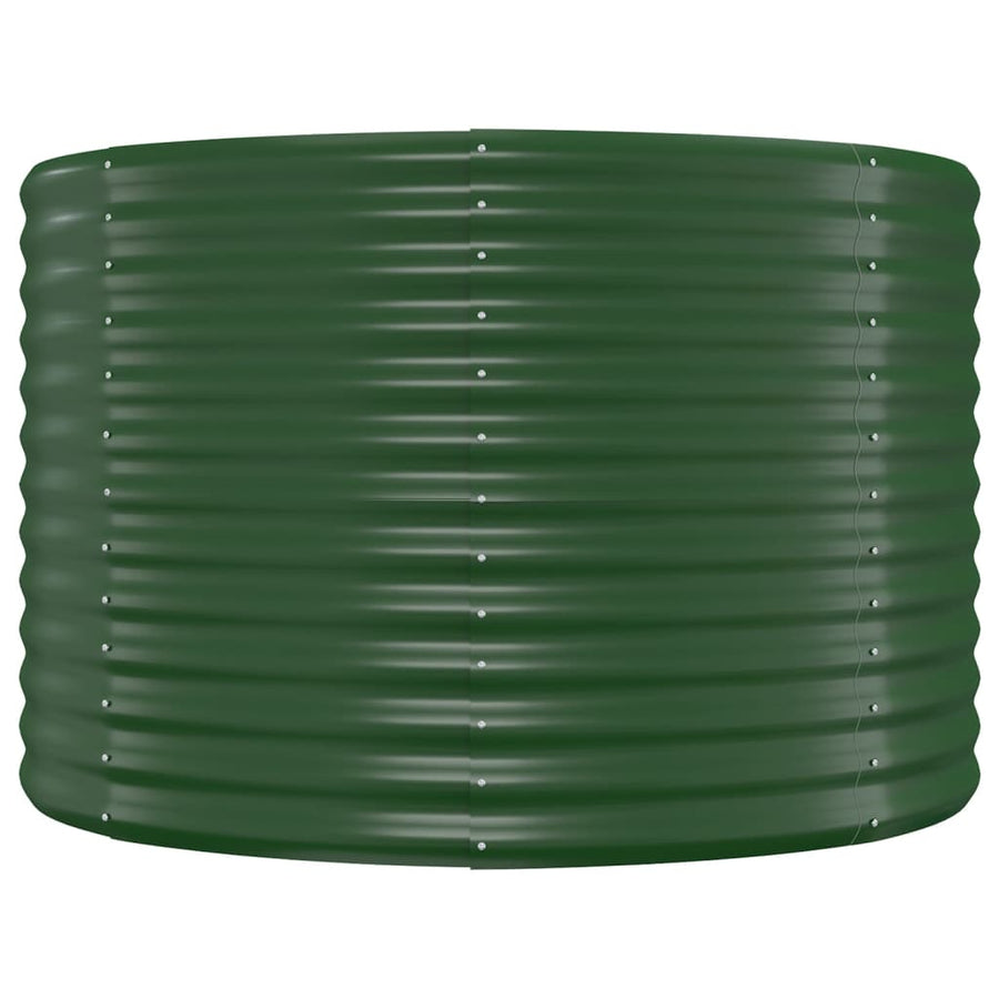 Plantenbak Gepoedercoat Staal 175 x 100 x 68 cm Groen
