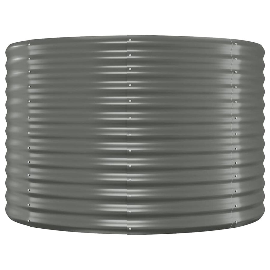 Plantenbak Gepoedercoat Staal 175 x 100 x 68 cm Grijs