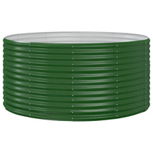 Plantenbak Gepoedercoat Staal 140 x 140 x 68 cm Groen