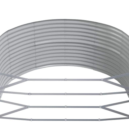 Plantenbak 367x140x68 cm gegalvaniseerd staal antracietkleurig