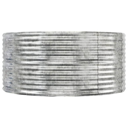 Plantenbak Gepoedercoat Staal Kleurig 447 x 140 x 68 cm Zilver