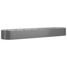 Plantenbak 584x140x68 cm gepoedercoat staal grijs