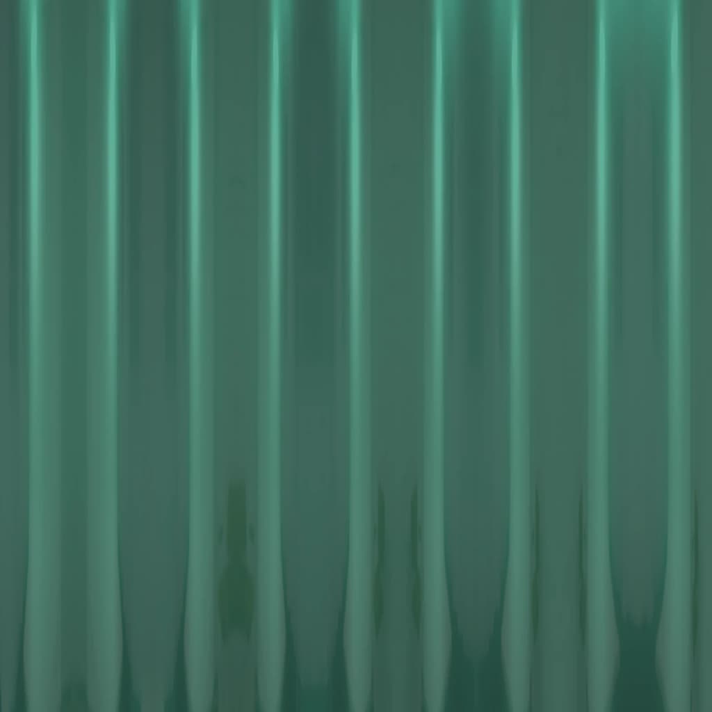 Dakpanelen Gepoedercoat Staal 12 60 x 36 cm Groen