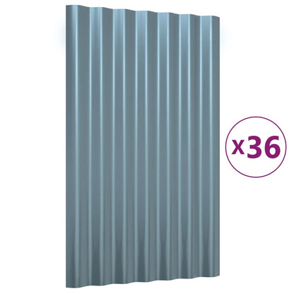 Dakpanelen Gegalvaniseerd Staal 36