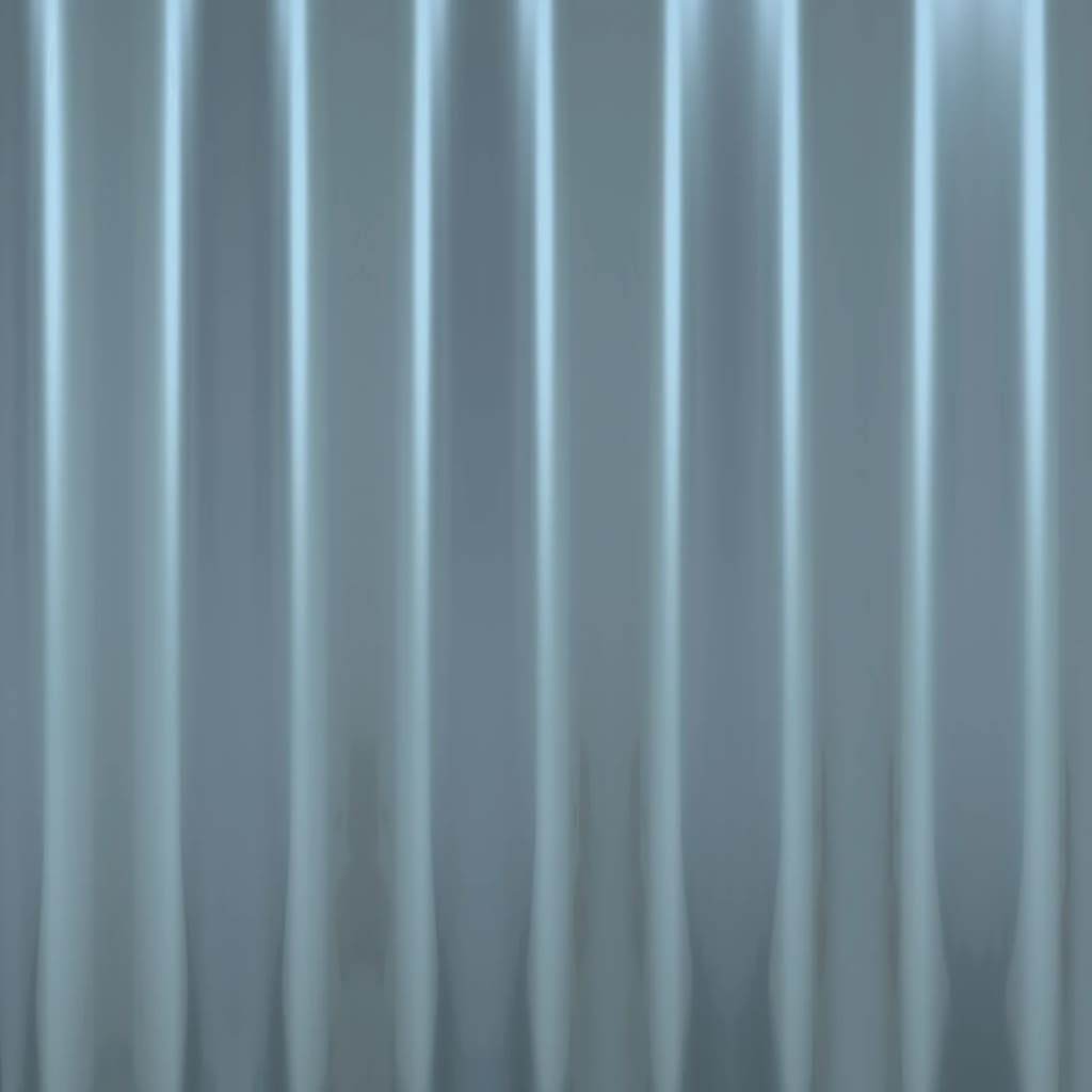 Dakpanelen Gepoedercoat Staal 12 80 x 36 cm Grijs