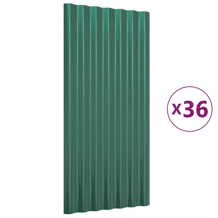 Dakpanelen Gegalvaniseerd Staal 36
