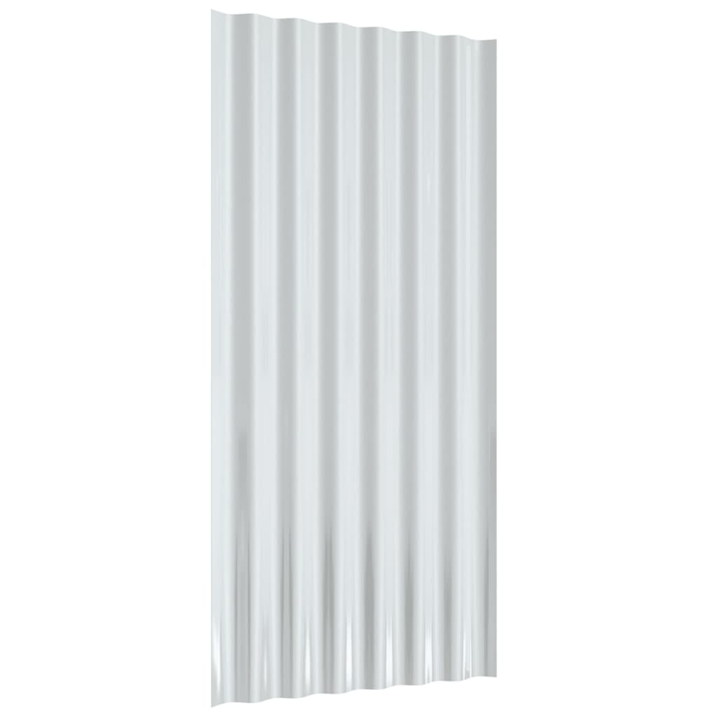 Dakpanelen Gepoedercoat Staal 36 80 x 36 cm Grijs