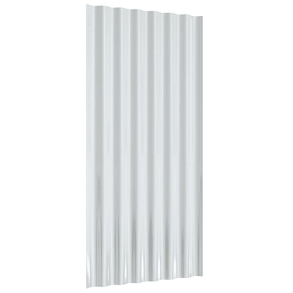 Dakpanelen Gepoedercoat Staal 36 80 x 36 cm Grijs