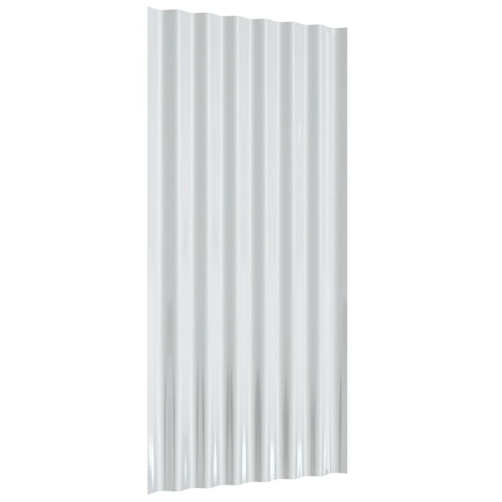 Dakpanelen Gepoedercoat Staal Kleurig 36 80 x 36 cm Antraciet