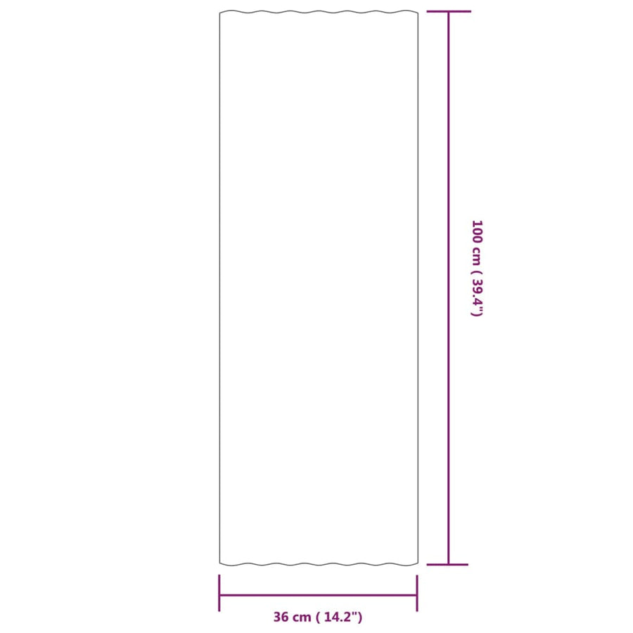 Dakpanelen Gepoedercoat Staal 12 100 x 36 cm Groen