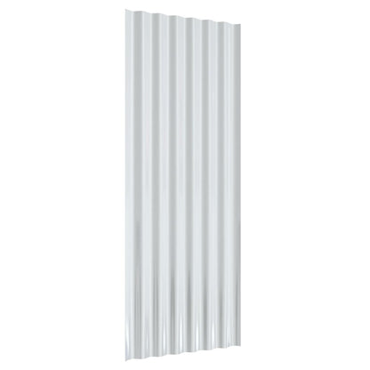 Dakpanelen Gepoedercoat Staal Kleurig 12 100 x 36 cm Antraciet