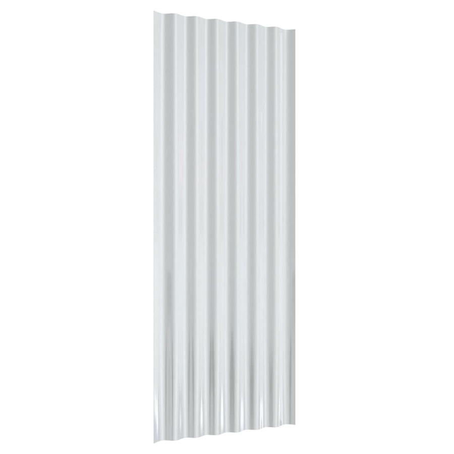 Dakpanelen Gepoedercoat Staal Kleurig 12 100 x 36 cm Antraciet