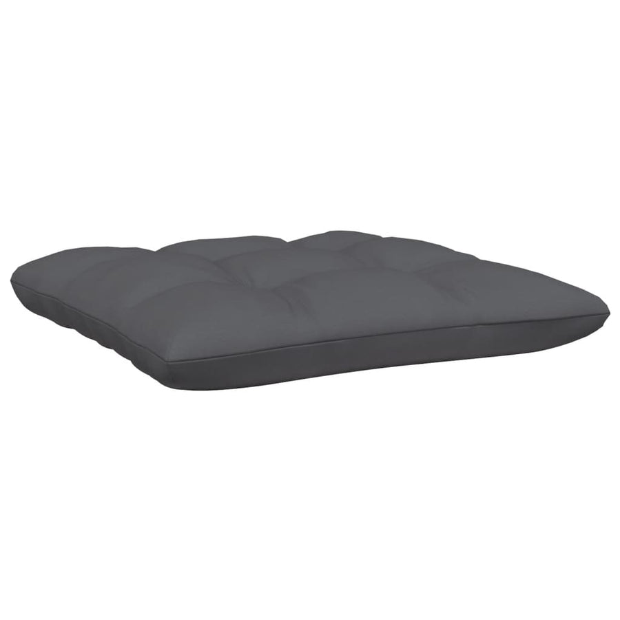 5-Delige Loungeset Met Kussens Massief Grenenhout Wit