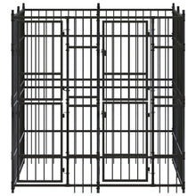 Hondenkennel 3,69 m² staal 192 x 192 x 200 cm Zonder luifel