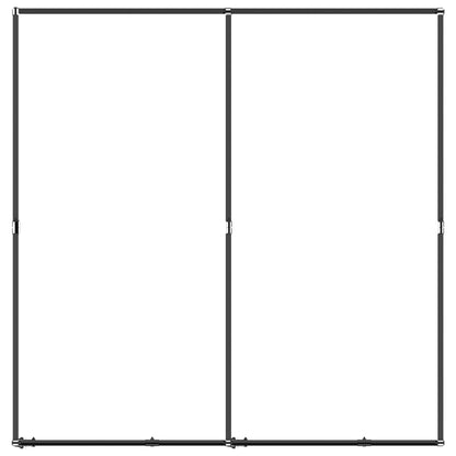 Hondenkennel 3,69 m² staal 192 x 192 x 200 cm Zonder luifel