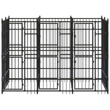 Hondenkennel 5,53 m² staal 288 x 192 x 200 cm Zonder luifel
