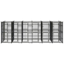 Hondenkennel 11,06 M² Staal 576 x 192 x 200 cm Zonder luifel
