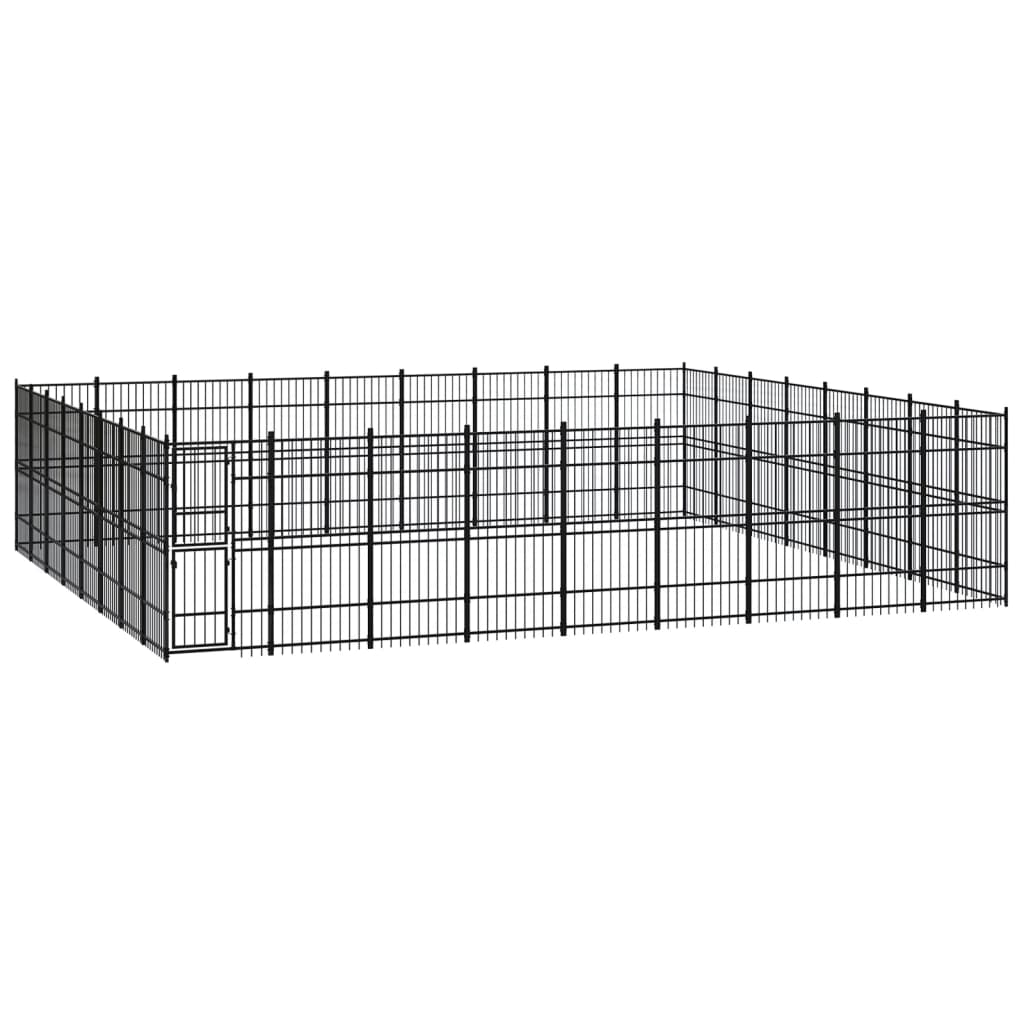 Hondenkennel 66,36 m² staal 864 x 768 x 200 cm