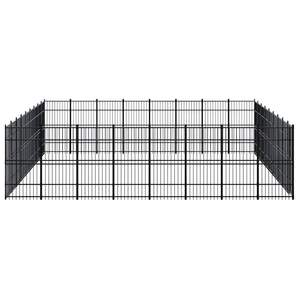 Hondenkennel 66,36 m² staal 864 x 768 x 200 cm