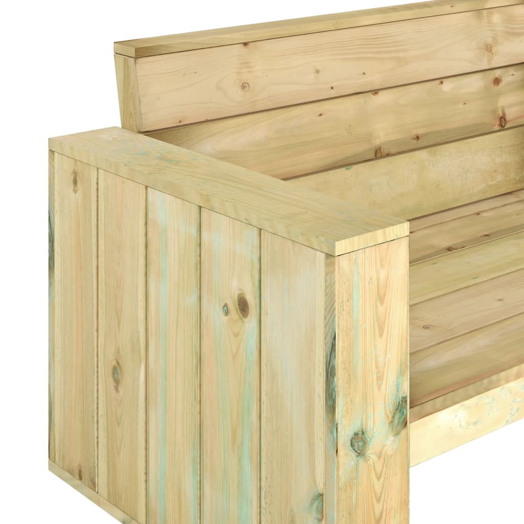 Tuinbank 39 Cm Geïmpregneerd Grenenhout 139 x 76 x 74 cm