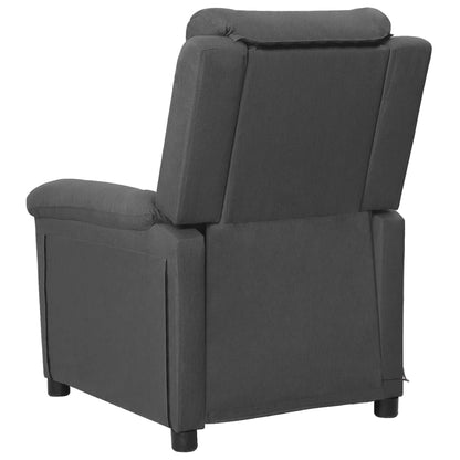 Massagestoel Stof Donkergrijs 1
