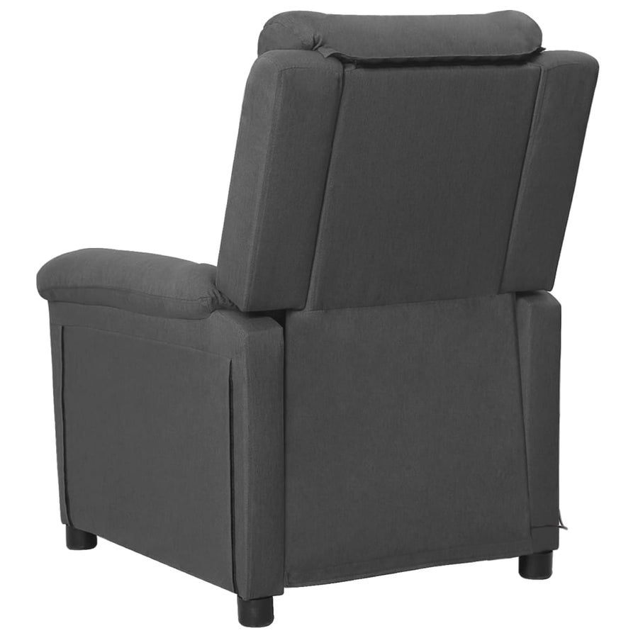 Massagestoel Stof Donkergrijs 1
