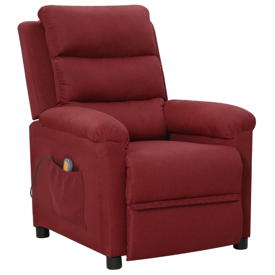 Massagestoel Stof Crèmekleurig