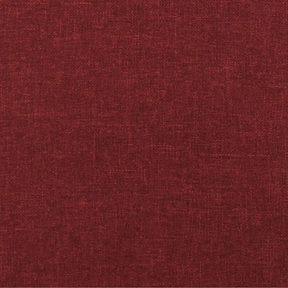 Massagestoel Stof Wijnrood 1