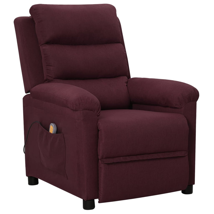 Massagestoel Stof Crèmekleurig