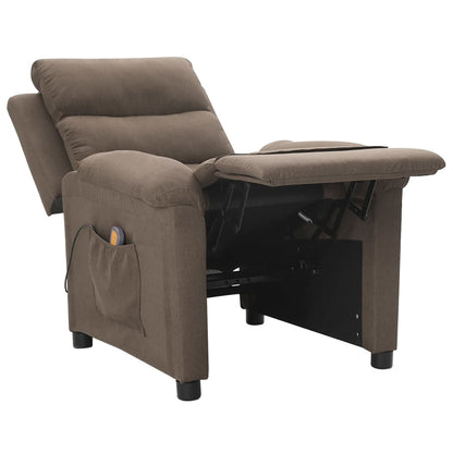 Massagestoel stof taupe