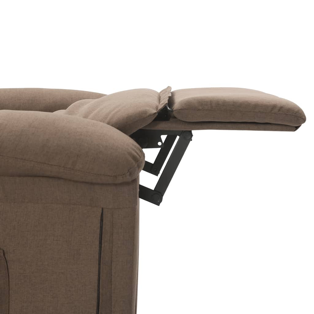 Massagestoel stof taupe