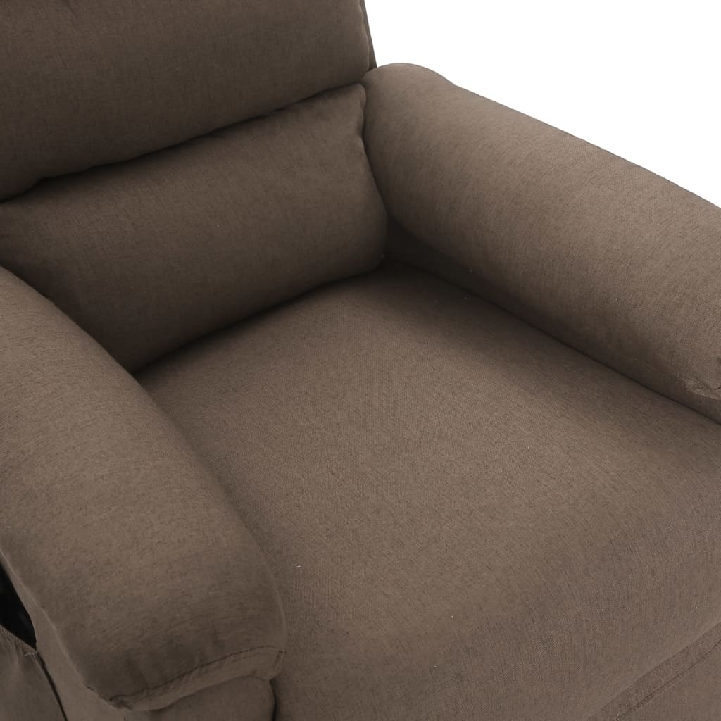 Massagestoel stof taupe