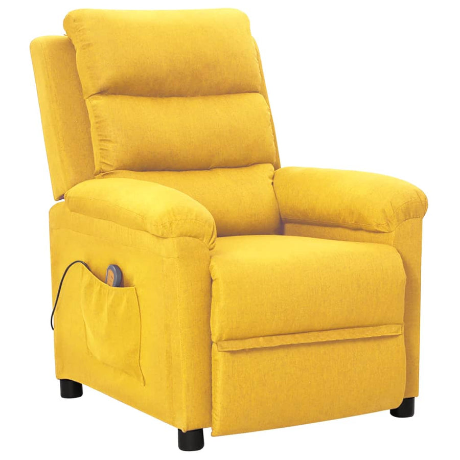 Massagestoel Stof Crèmekleurig