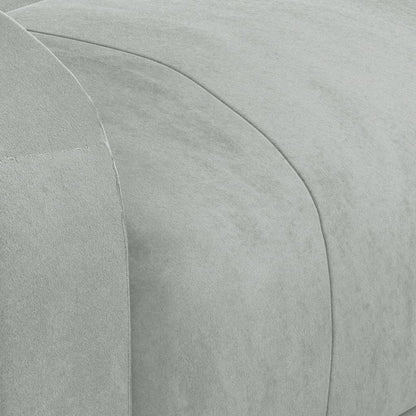 Massagestoel Fluweel Lichtgrijs