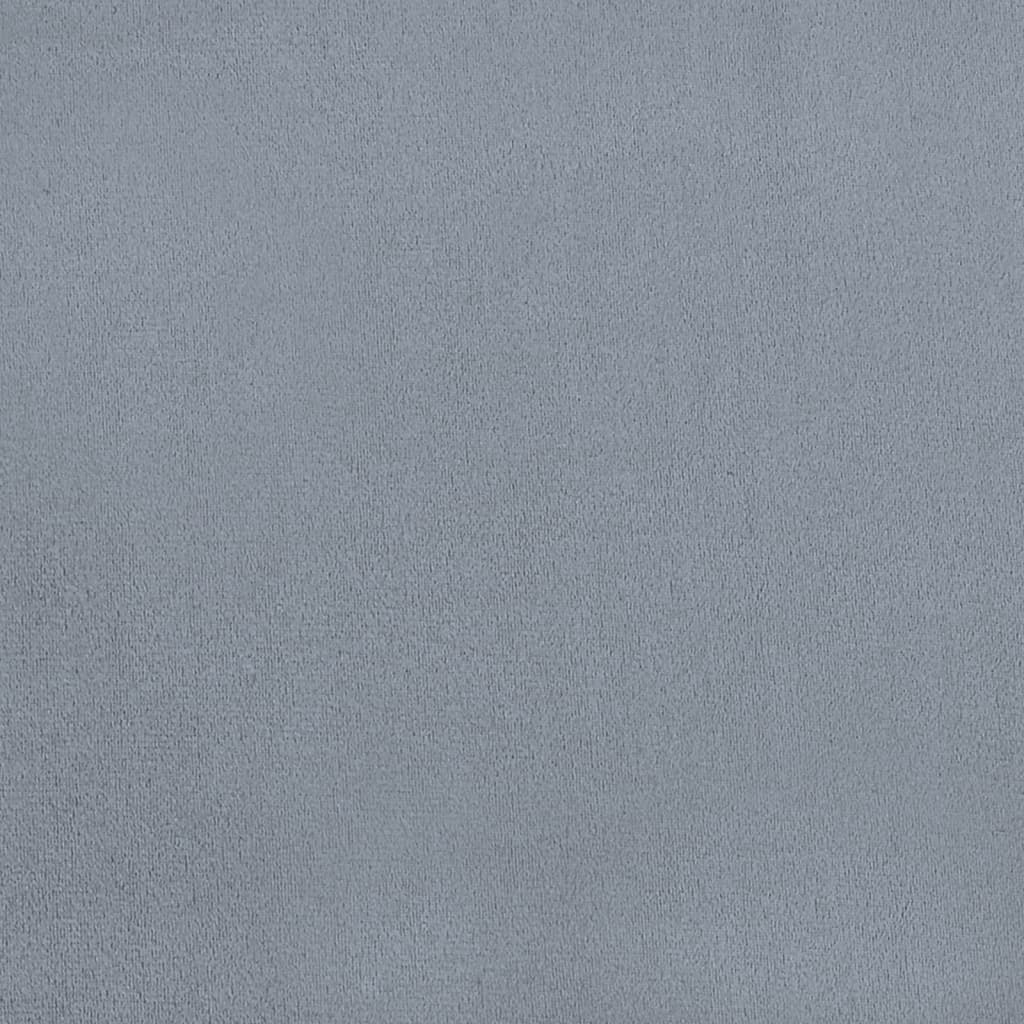 Massagestoel Fluweel Lichtgrijs