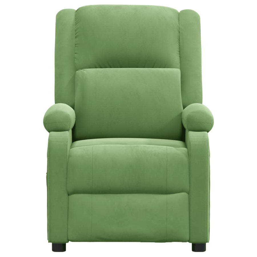 Massagestoel Fluweel Lichtgroen