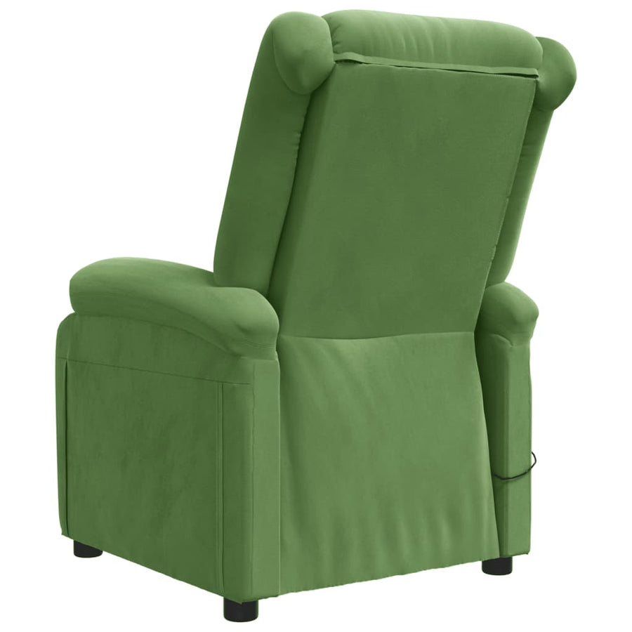 Massagestoel Fluweel Lichtgroen