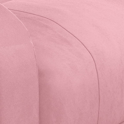 Massagestoel fluweel roze