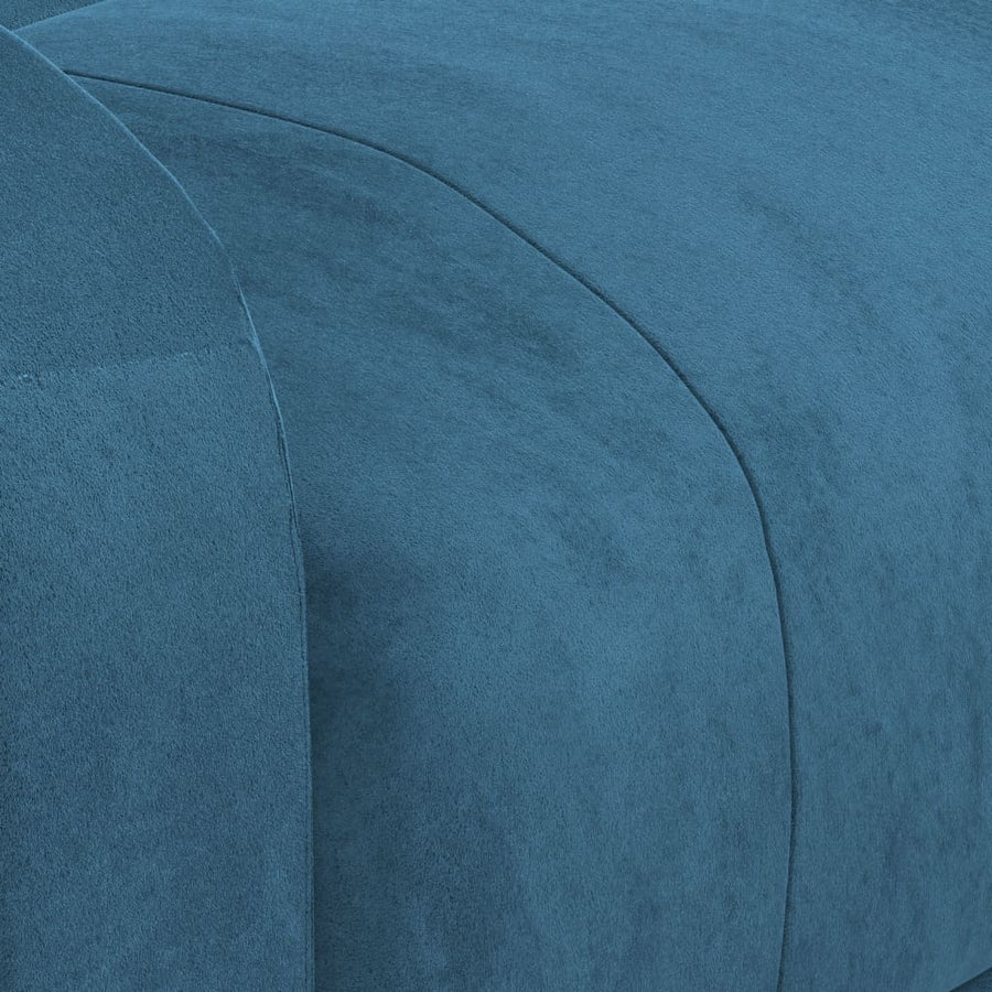 Massagestoel Fluweel Blauw
