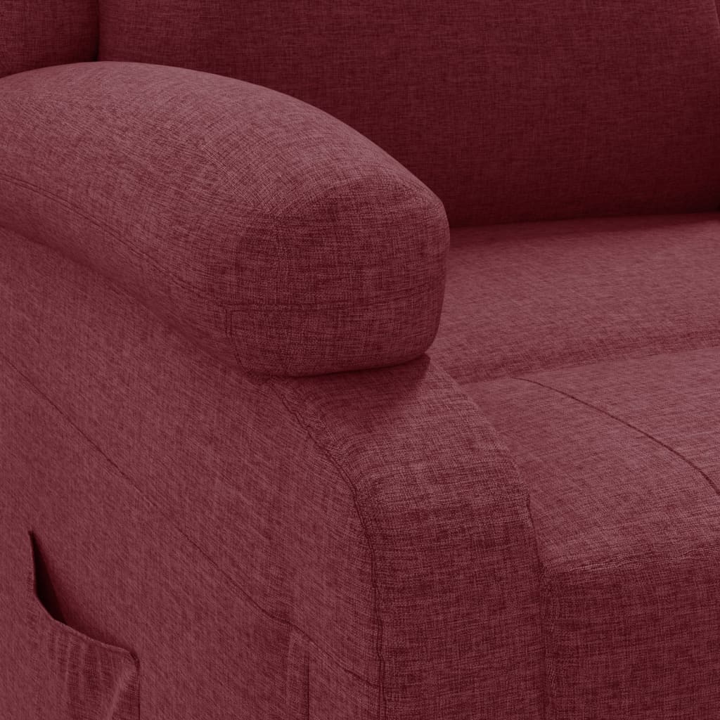 Fauteuil Verstelbaar Stof Wijnrood 1