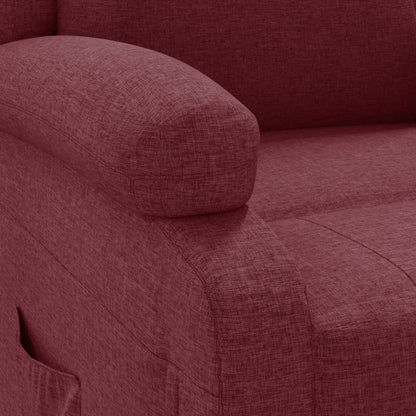 Fauteuil Verstelbaar Stof Wijnrood 1