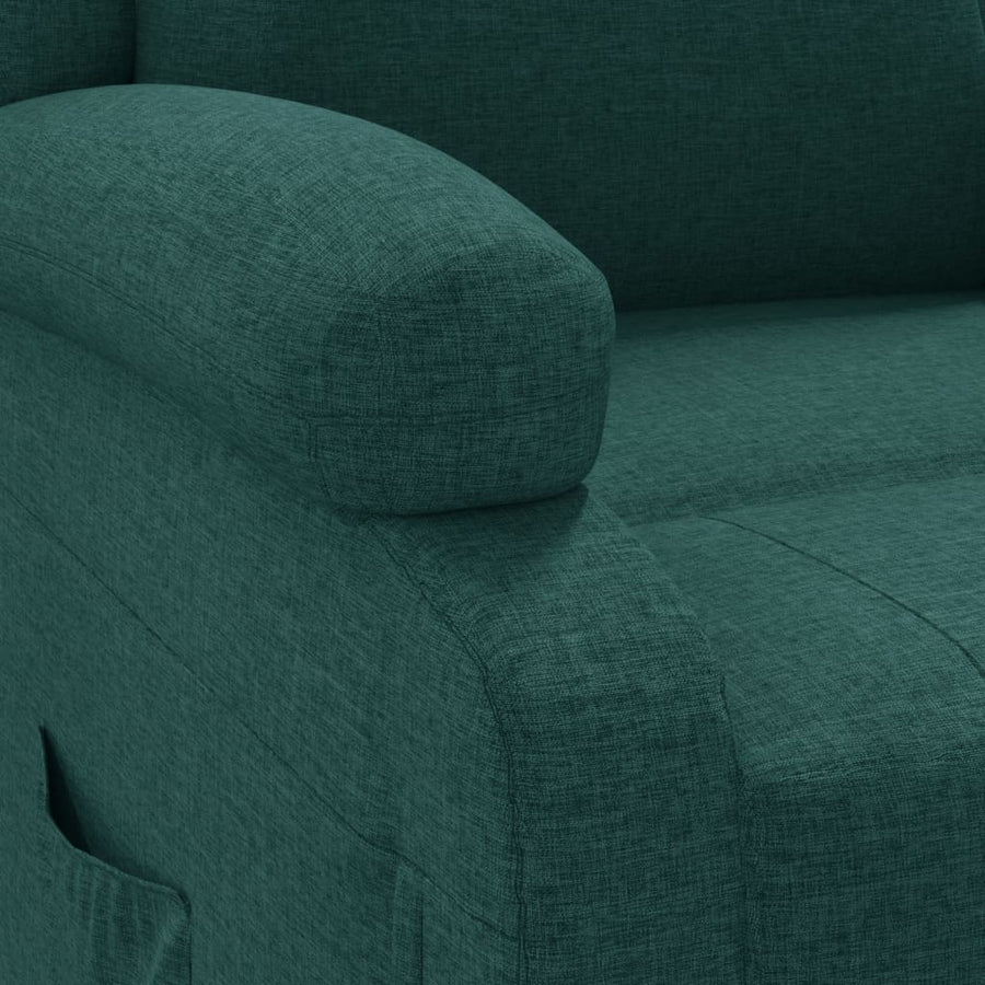 Fauteuil Verstelbaar Stof Donkergroen 1