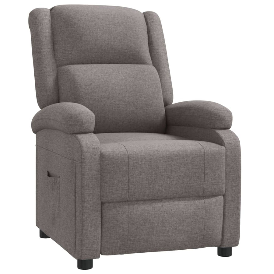 Fauteuil Verstelbaar Stof Taupe 1