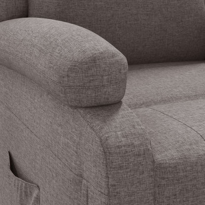 Fauteuil Verstelbaar Stof Taupe 1