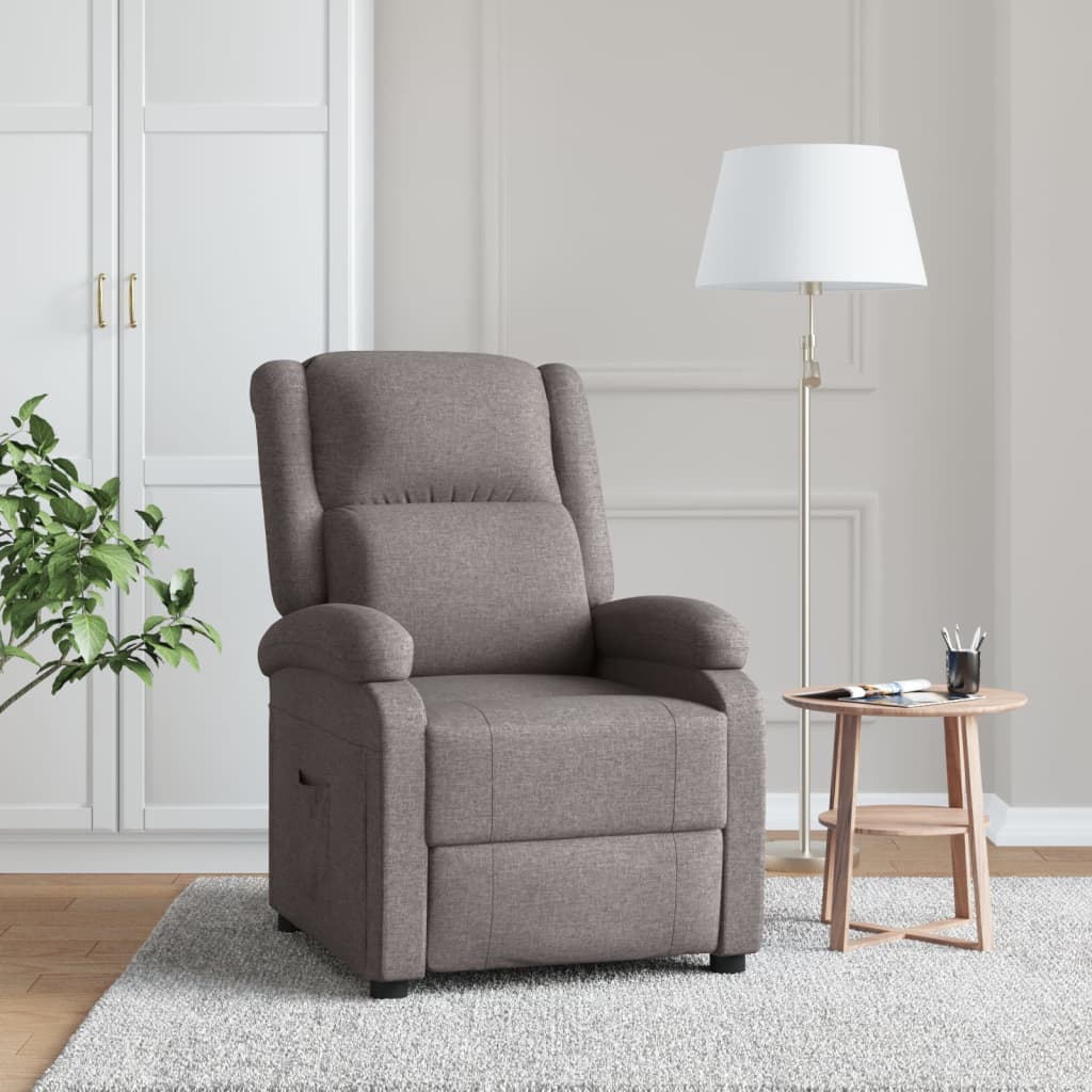 Fauteuil Verstelbaar Stof Taupe 1