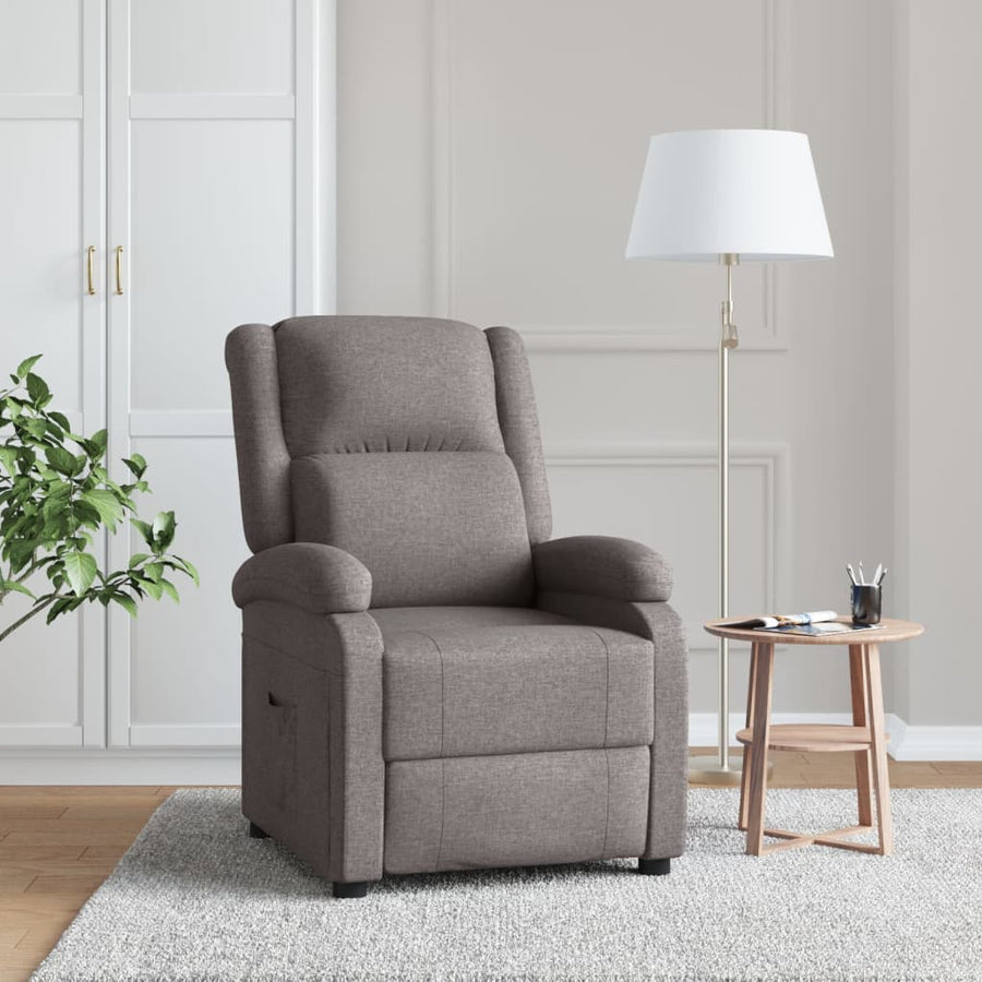Fauteuil Verstelbaar Stof Taupe 1