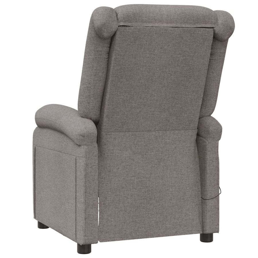 Massagestoel stof taupe