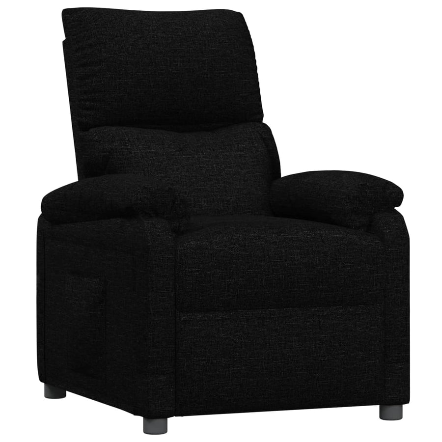 Fauteuil Verstelbaar Stof Zwart