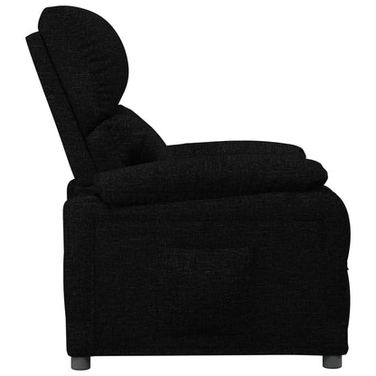 Fauteuil Verstelbaar Stof Zwart