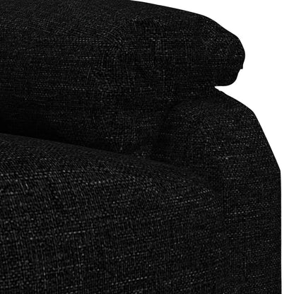 Fauteuil Verstelbaar Stof Zwart